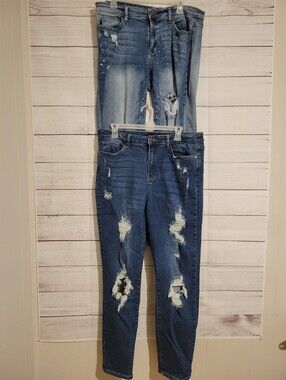 Judy Blue Women's Jeans Bundle Size 13/31 Boyfriend Fit